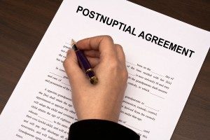 postnuptial agreement