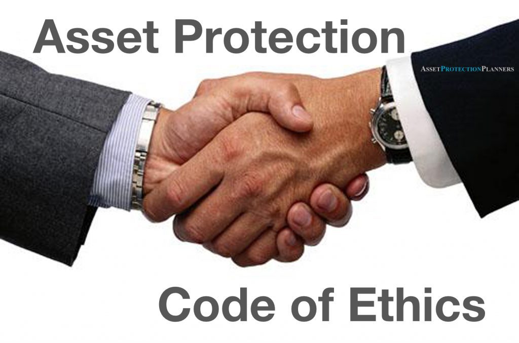asset protection code of ethics